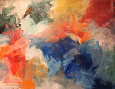 Original Expressionism Abstract Paintings by Ellen Fasthuber-Huemer