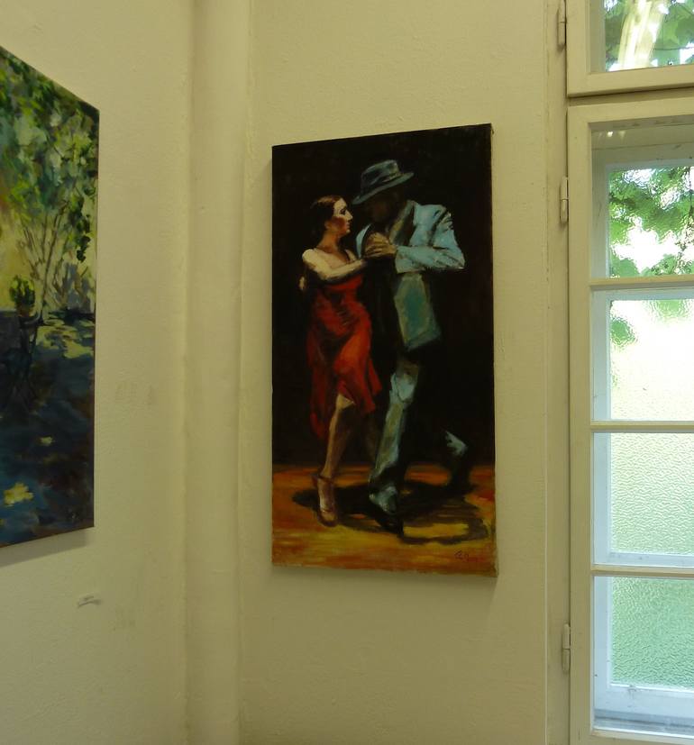 Original Figurative People Painting by Ellen Fasthuber-Huemer 