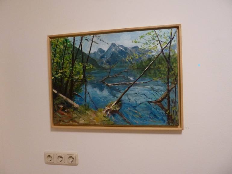 Original Impressionism Landscape Painting by Ellen Fasthuber-Huemer 
