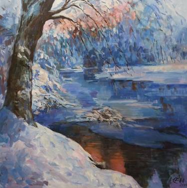 Original Impressionism Landscape Paintings by Ellen Fasthuber-Huemer