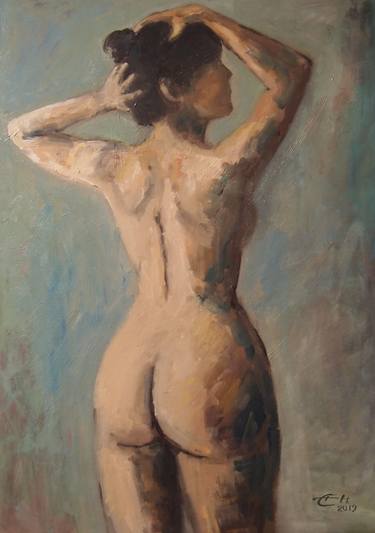 Print of Expressionism Nude Paintings by Ellen Fasthuber-Huemer