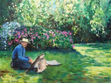 Original Impressionism Landscape Paintings by Ellen Fasthuber-Huemer