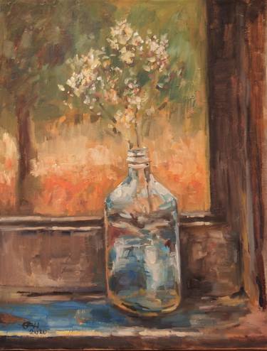 Original Expressionism Still Life Paintings by Ellen Fasthuber-Huemer