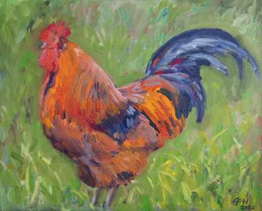 Print of Impressionism Animal Paintings by Ellen Fasthuber-Huemer