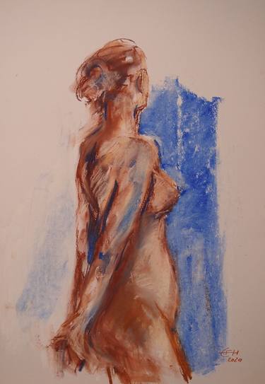 Print of Nude Drawings by Ellen Fasthuber-Huemer