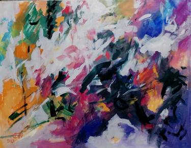 Original Abstract Paintings by Ellen Fasthuber-Huemer