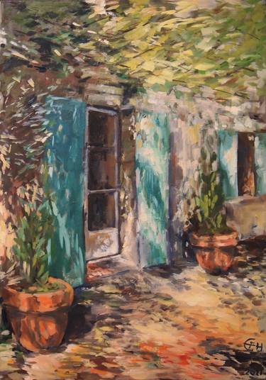 Print of Impressionism Garden Paintings by Ellen Fasthuber-Huemer