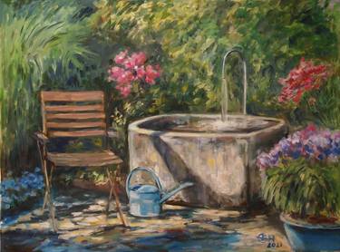 Original Garden Paintings by Ellen Fasthuber-Huemer