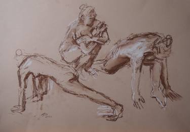 Original Nude Drawings by Ellen Fasthuber-Huemer