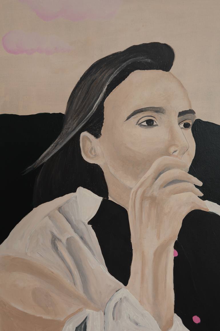 Original Figurative Portrait Painting by Justina Gvė