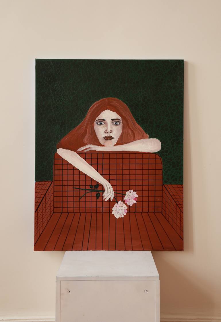 Original Figurative People Painting by Justina Gve