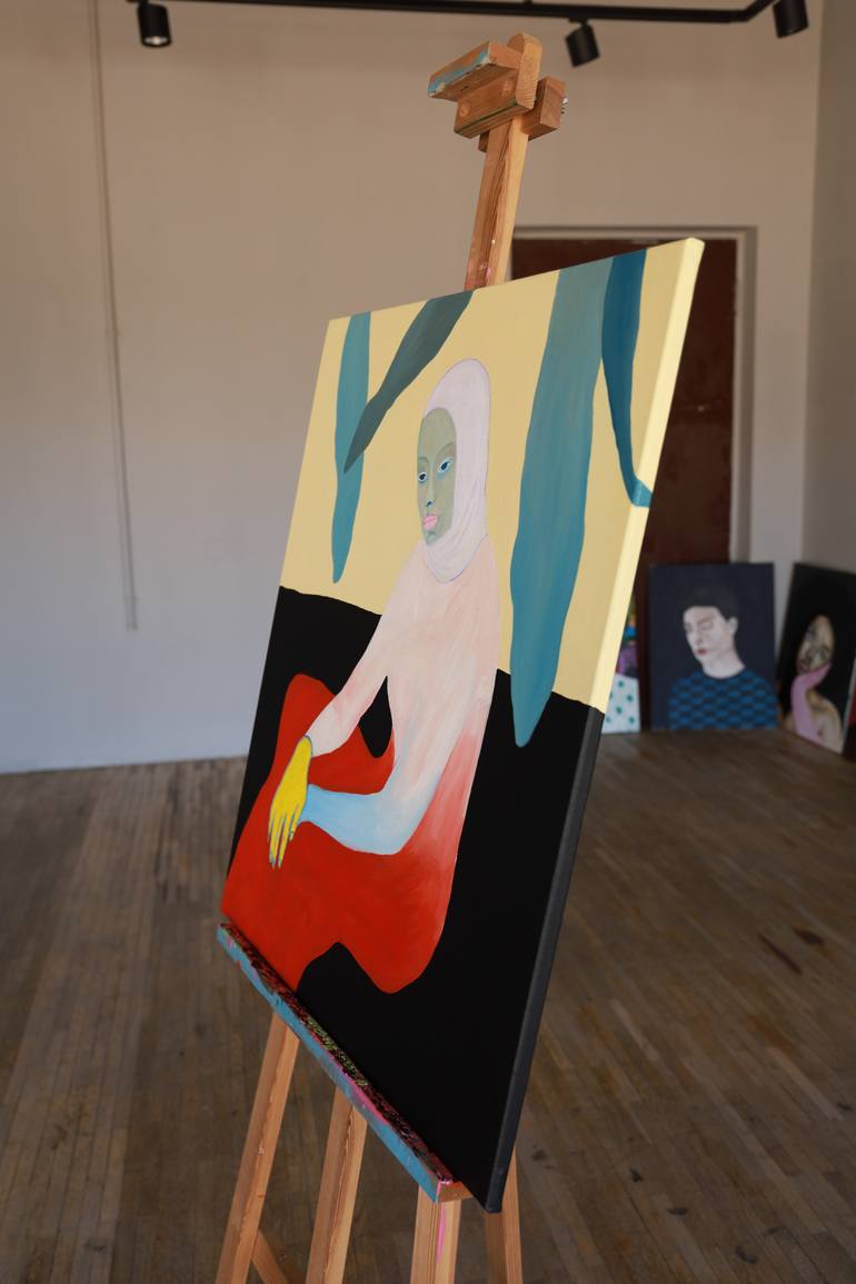 Original Contemporary People Painting by Justina Gve