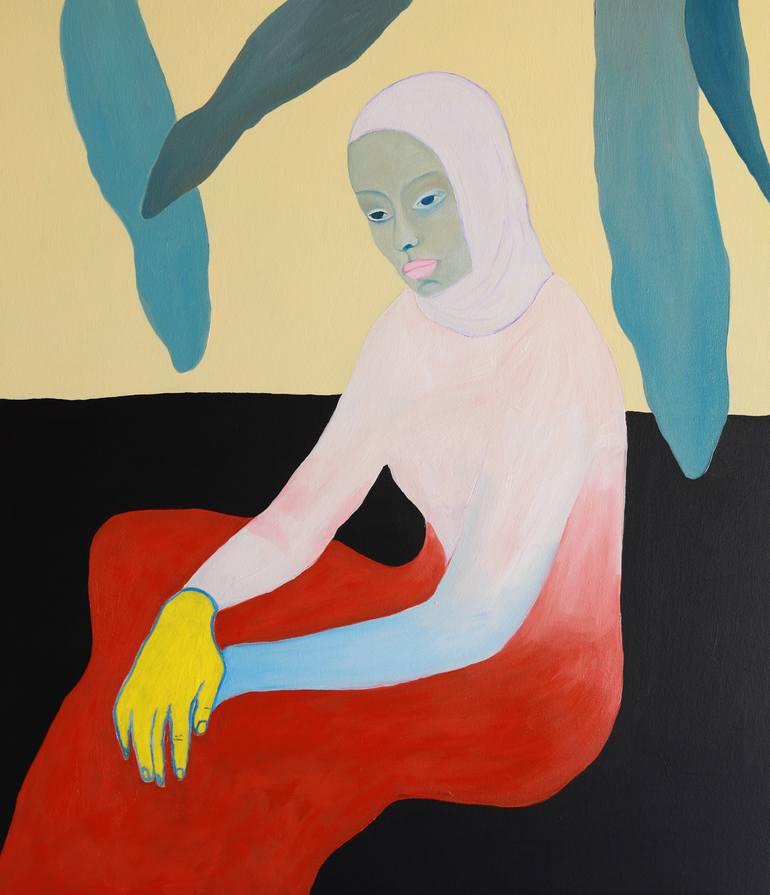 Original Contemporary People Painting by Justina Gve