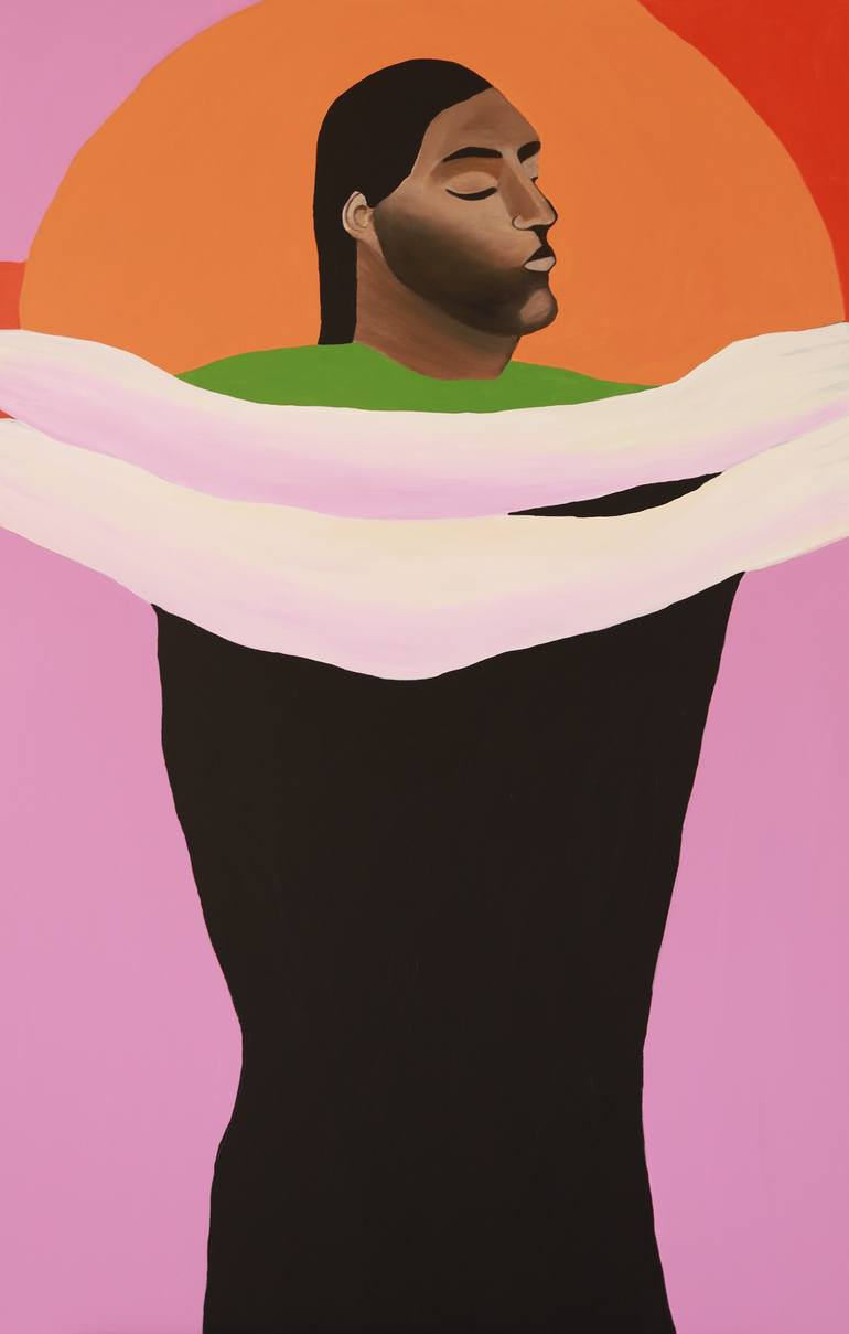 Original Figurative People Painting by Justina Gvė