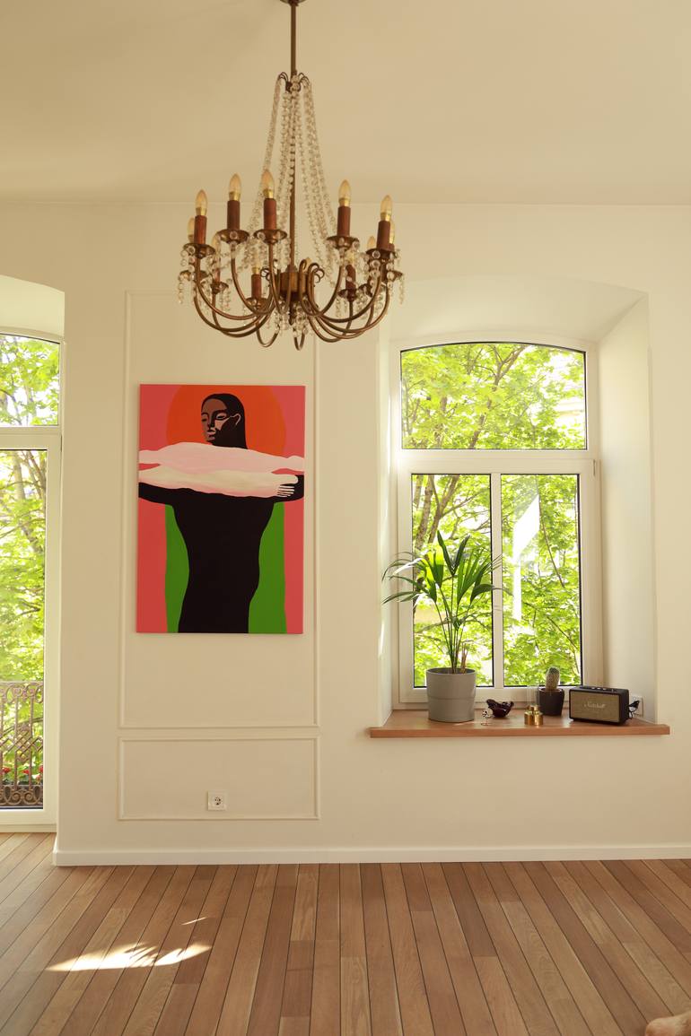 Original Figurative People Painting by Justina Gve