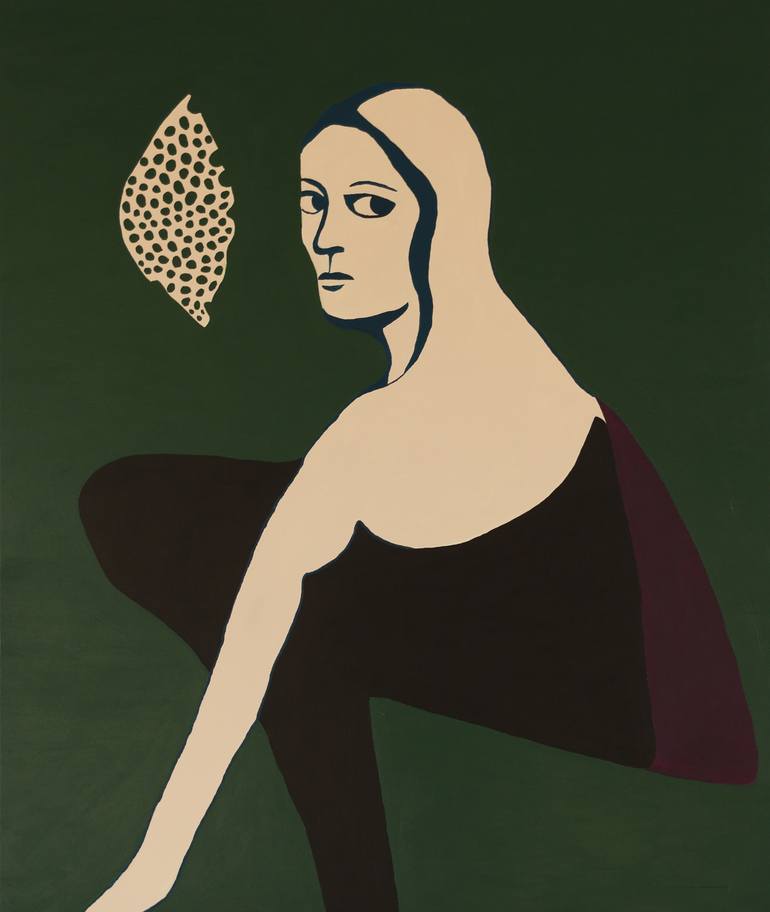 Original Figurative People Painting by Justina Gvė
