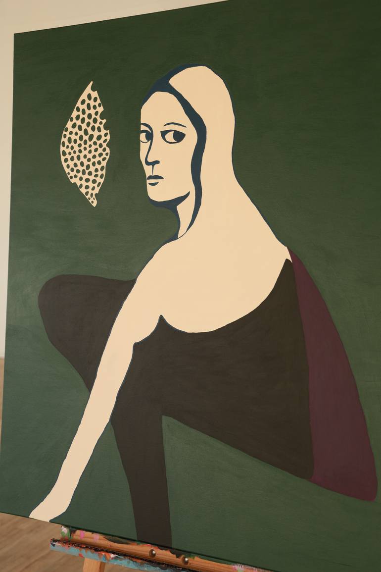 Original Figurative People Painting by Justina Gvė