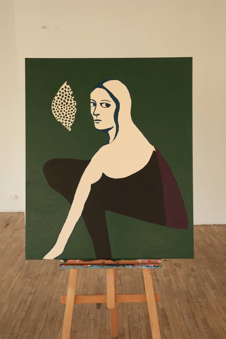 Original Figurative People Painting by Justina Gvė