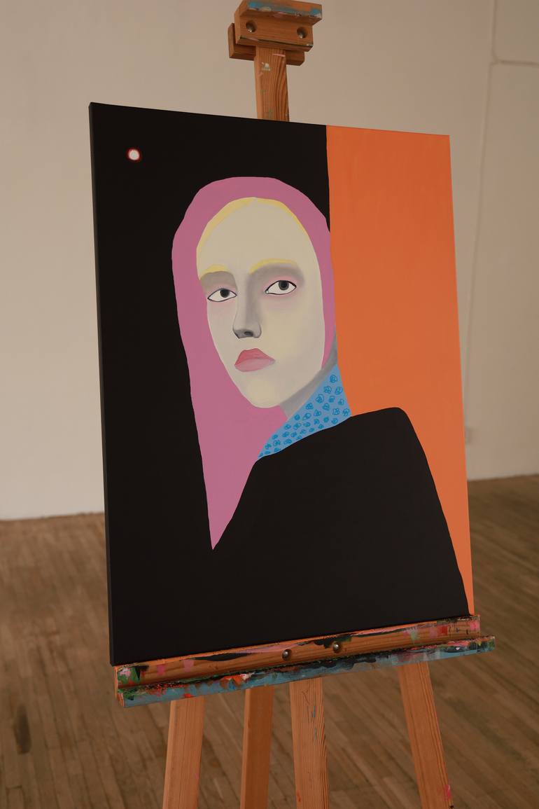 Original Figurative People Painting by Justina Gvė