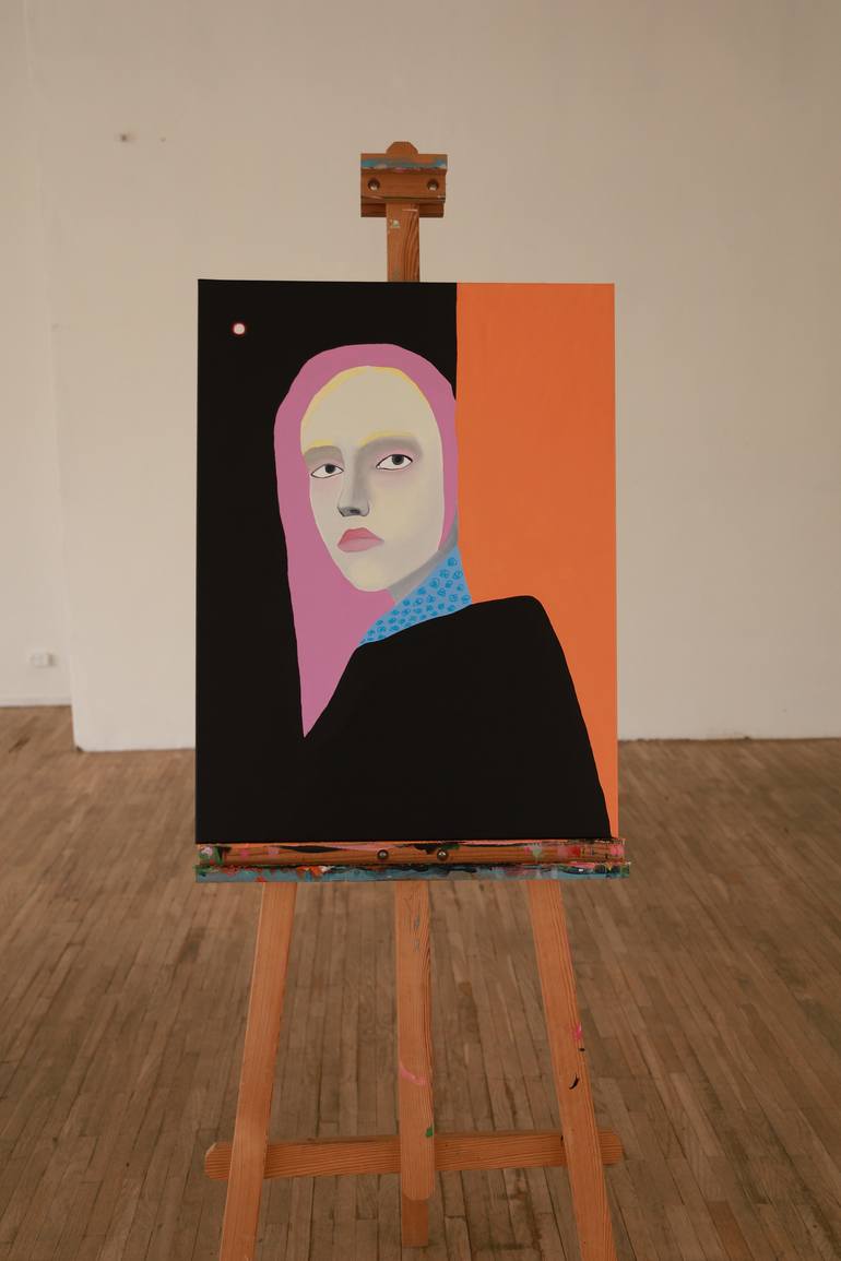 Original Figurative People Painting by Justina Gvė