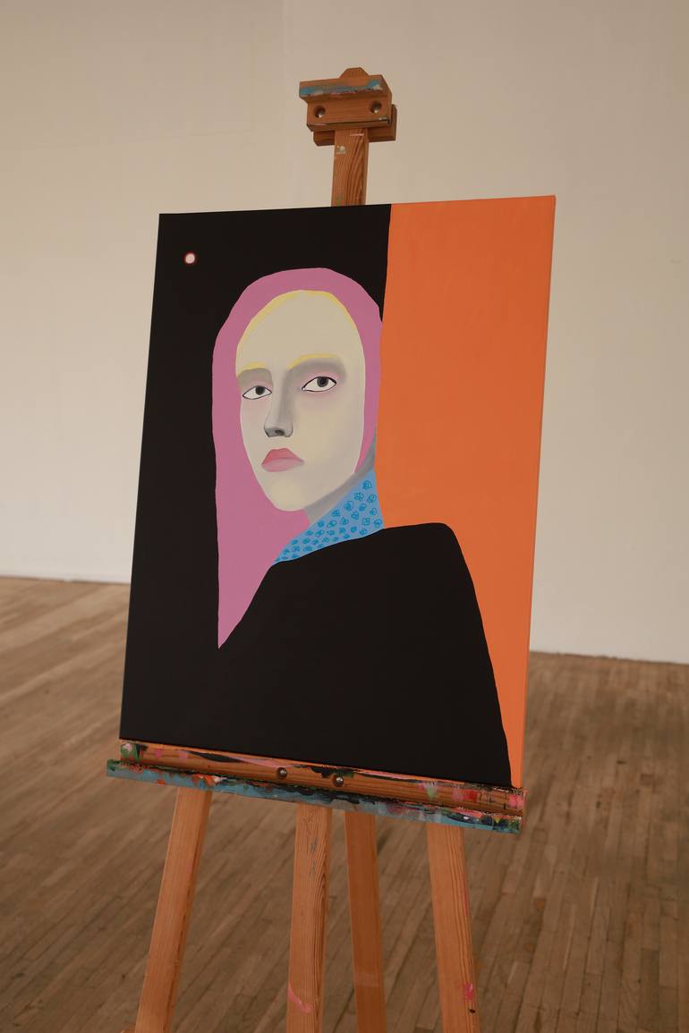 Original Figurative People Painting by Justina Gvė