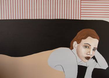Print of Modern Portrait Paintings by Justina Gvė