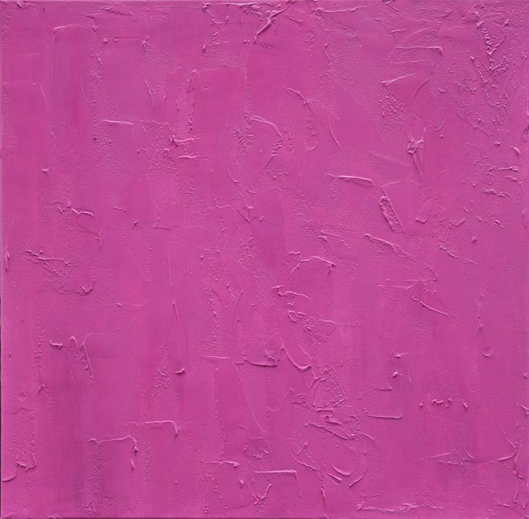 Monochrome in pink Painting by Bridg Artiste | Saatchi Art
