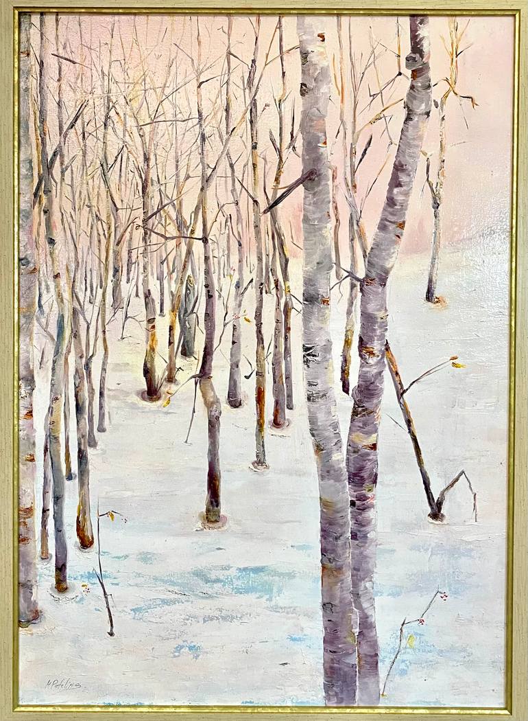 Original Impressionism Nature Painting by Maria Petelina