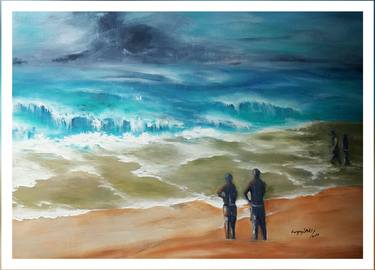 Original Beach Paintings by turğay SARI