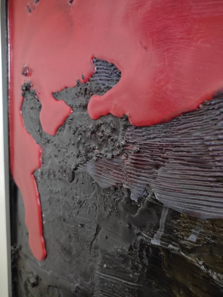 Original Conceptual Abstract Painting by Claudio Marziali