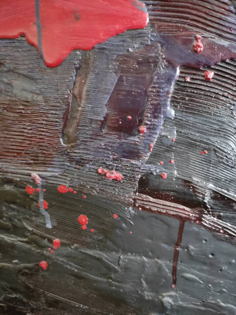 Original Conceptual Abstract Painting by Claudio Marziali