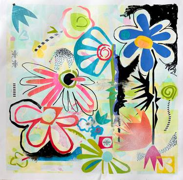 Original Abstract Expressionism Abstract Paintings by Kathy Dunaway