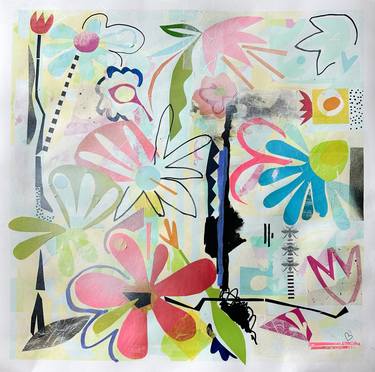 Original Contemporary Abstract Mixed Media by Kathy Dunaway