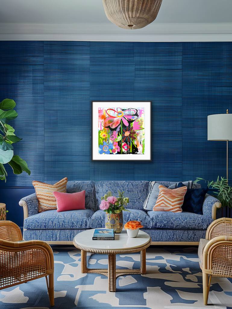 Original Abstract Expressionism Abstract Mixed Media by Kathy Dunaway