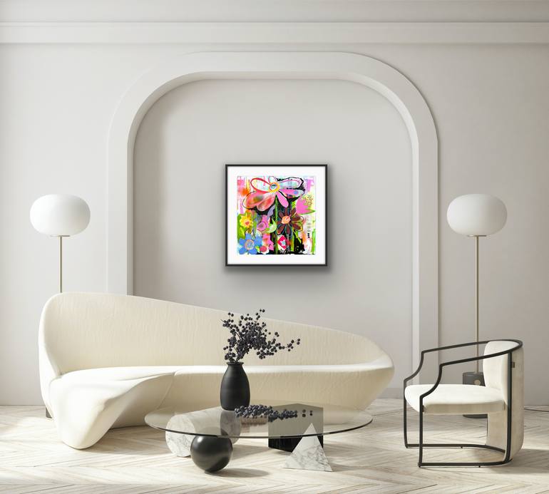 Original Abstract Expressionism Abstract Mixed Media by Kathy Dunaway