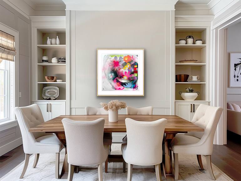 Original Abstract Expressionism Abstract Mixed Media by Kathy Dunaway