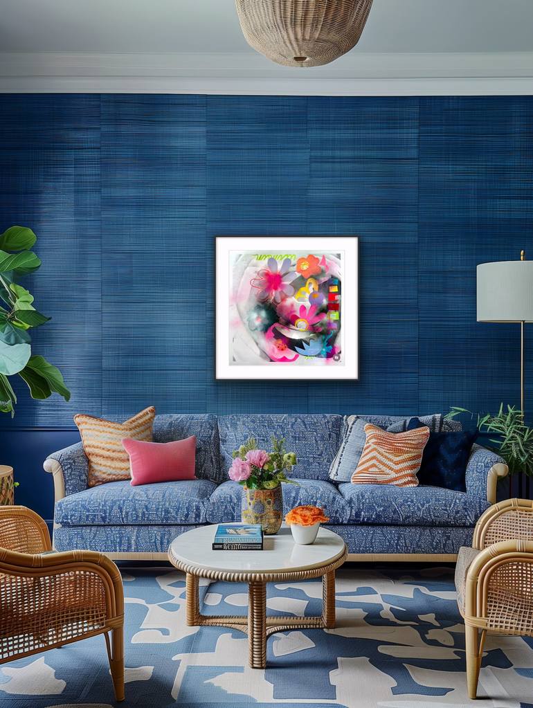 Original Abstract Expressionism Abstract Mixed Media by Kathy Dunaway