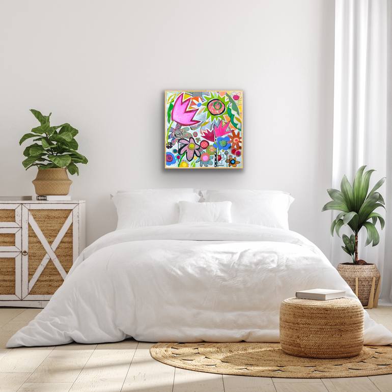 Original Abstract Expressionism Abstract Mixed Media by Kathy Dunaway