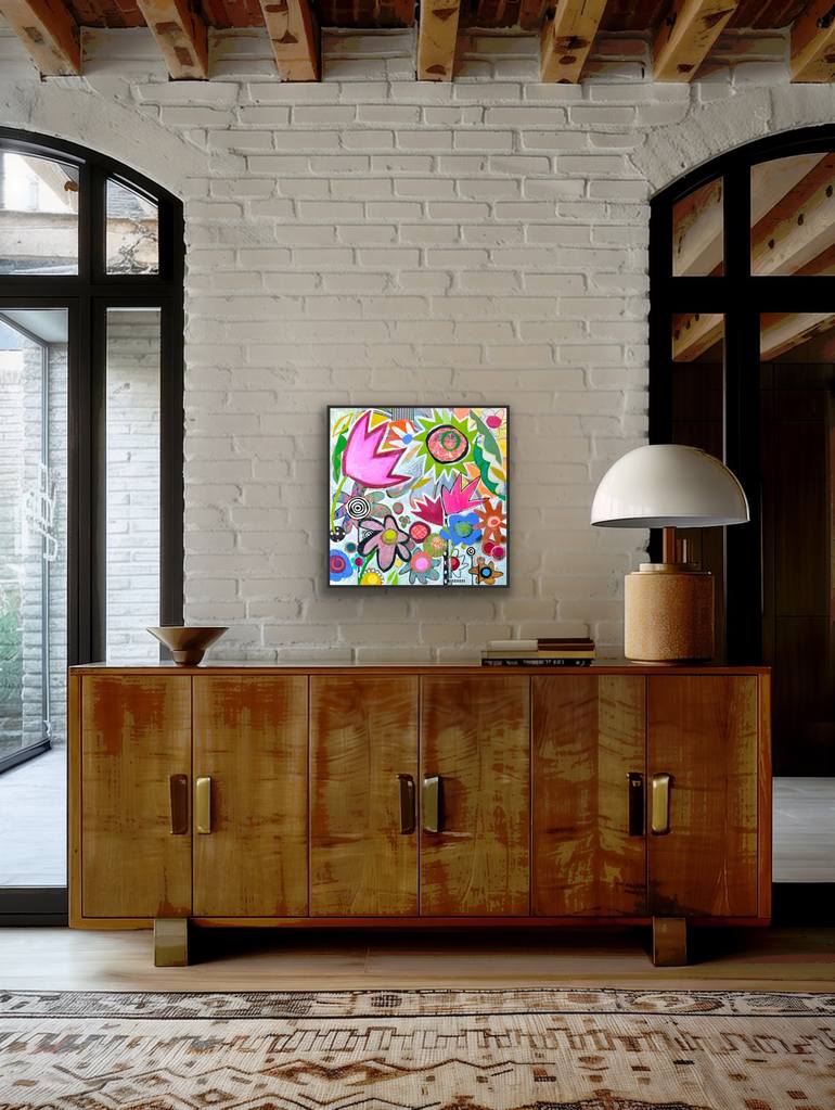 Original Abstract Expressionism Abstract Mixed Media by Kathy Dunaway