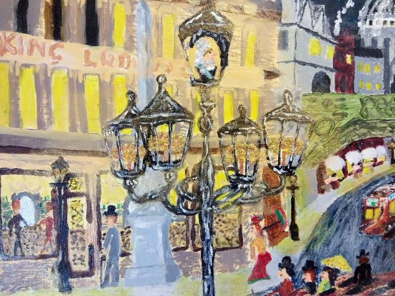 Original Impressionism Cities Painting by David Westwood