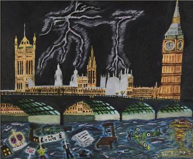 Original Impressionism Political Paintings by David Westwood