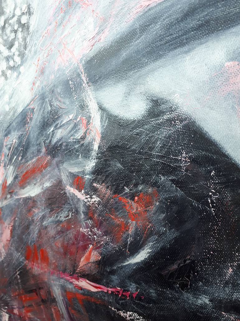 Original Abstract Expressionism Fantasy Painting by Pavel Golushko