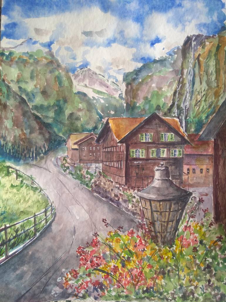 Original Other Landscape Painting by Supriya Kakkar