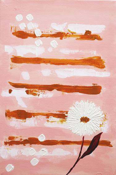 Print of Abstract Floral Paintings by Precilia Meirisa