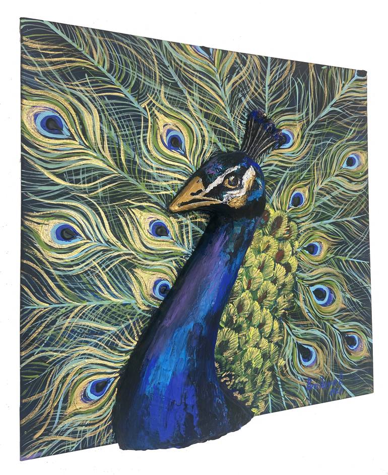 Original Modernism Animal Painting by Darina Bratkova