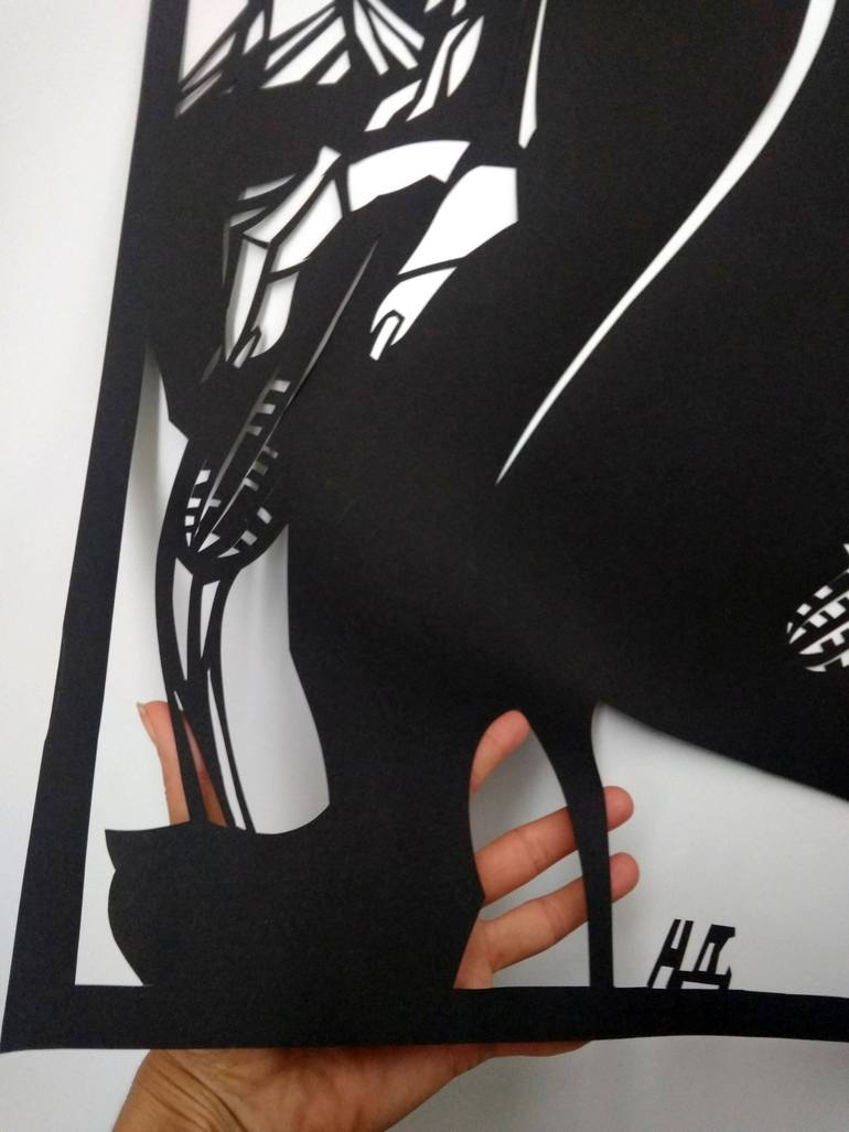 Original Figurative Women Collage by Natalia Didenko