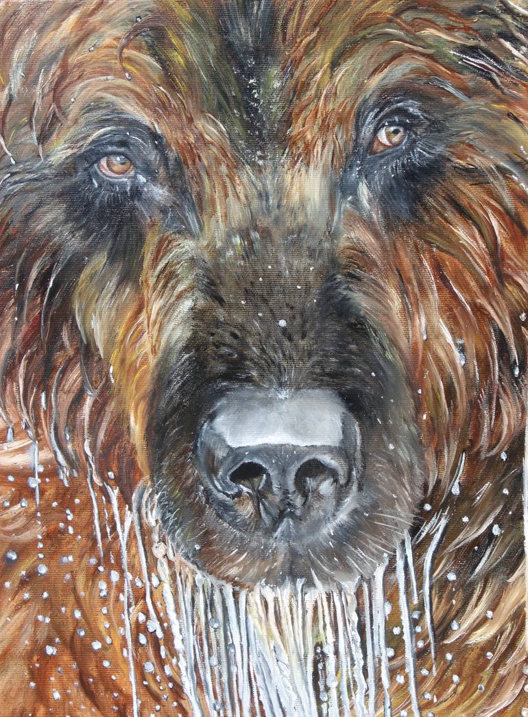 Original Expressionism Animal Painting by olha alippa