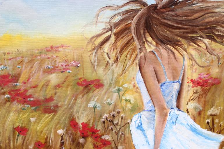 Original Expressionism Women Painting by Olha Alippa
