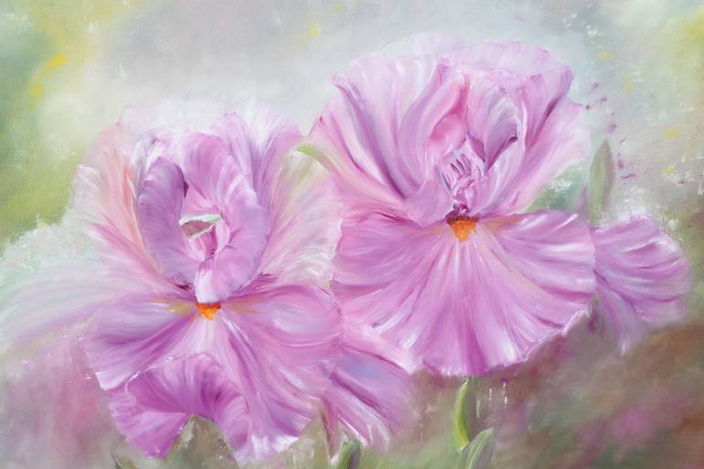 Original Impressionism Floral Painting by olha alippa