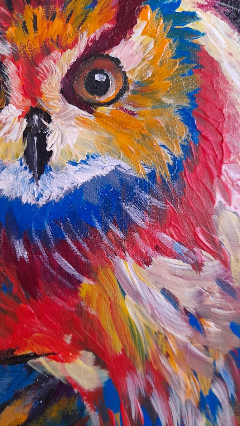 Original Expressionism Animal Painting by olha alippa